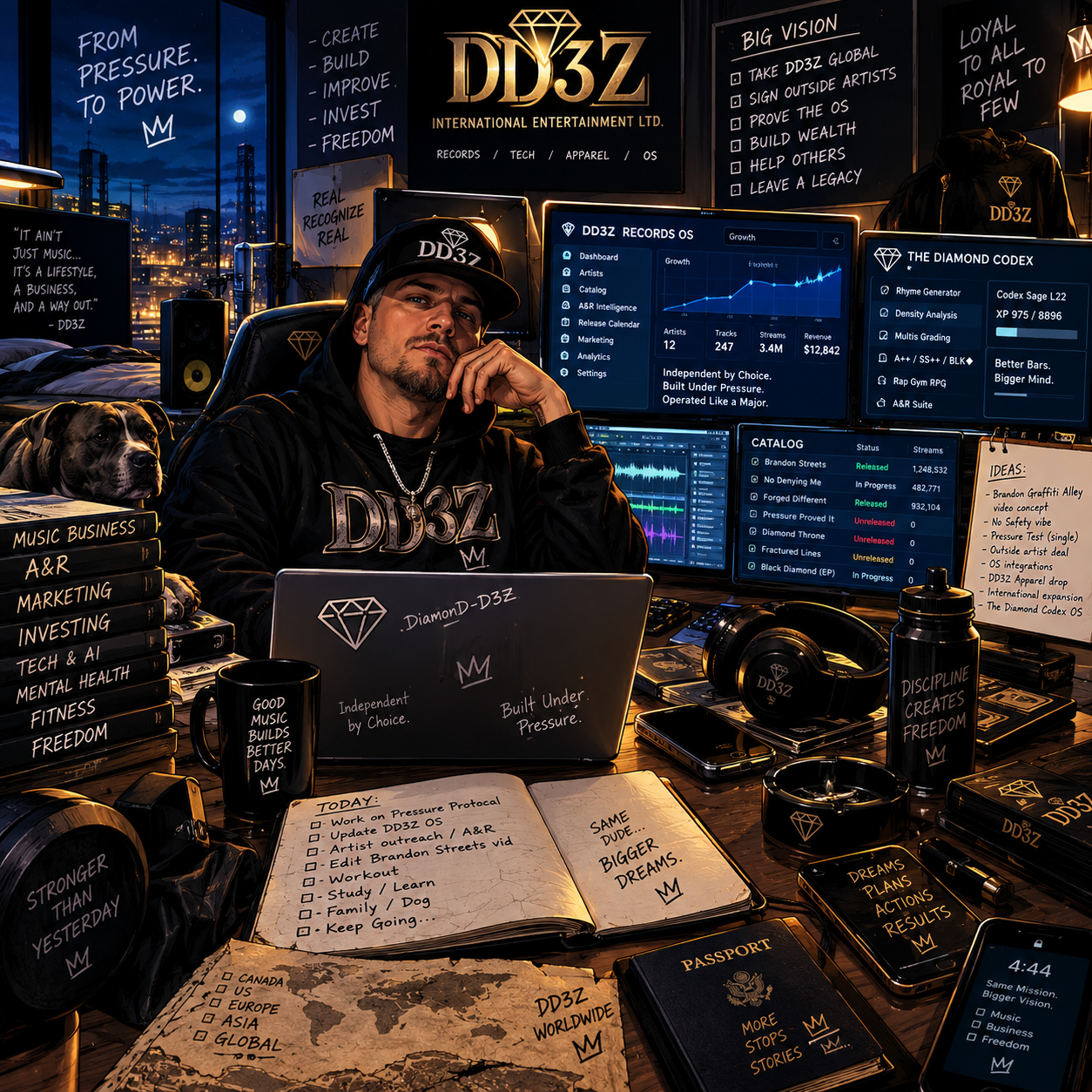 DD3Z: Built Under Pressure — DiamonD-D3Z, founder of DD3Z International Entertainment Ltd.